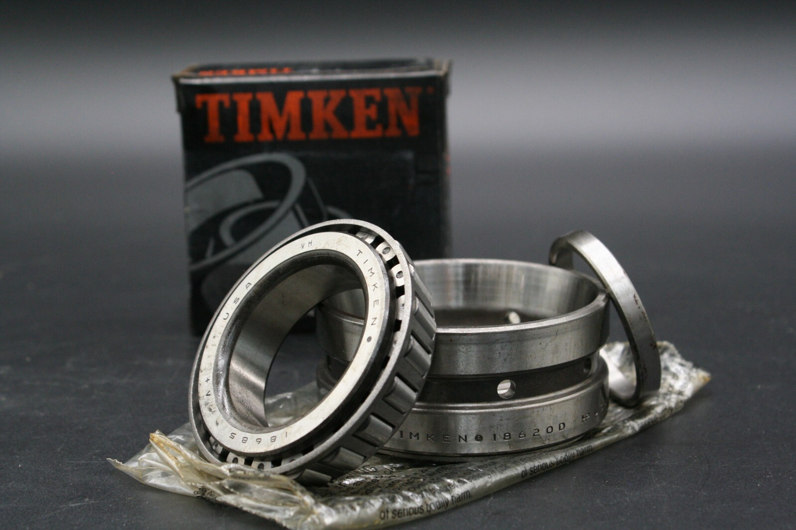 One (1) Timken 18685/ 18620D Tapered Roller Bearings 1-3/4″ ID USA NEW