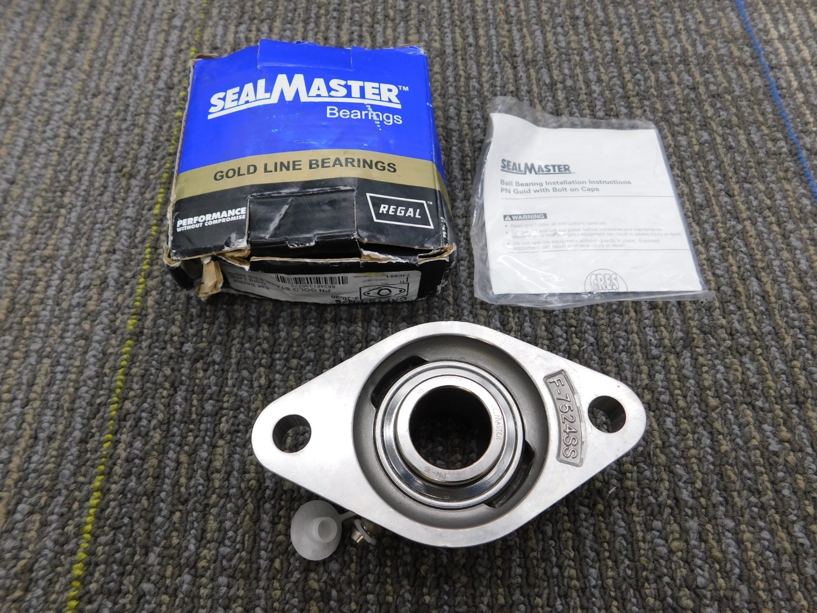 NEW Sealmaster CRFTS-PN16 RMW 1″ Mounted Ball Bearing Setscrew Lock