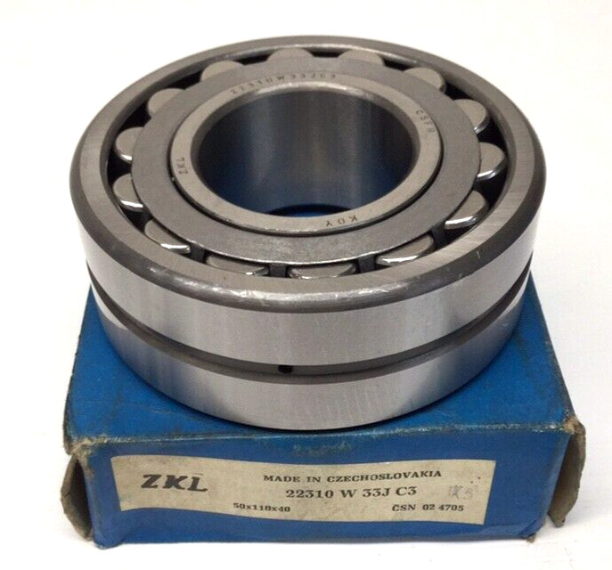 ZKL 22310 W 33J C3 Spherical Roller Bearing 50mm Bore 110mm OD 40mm Width