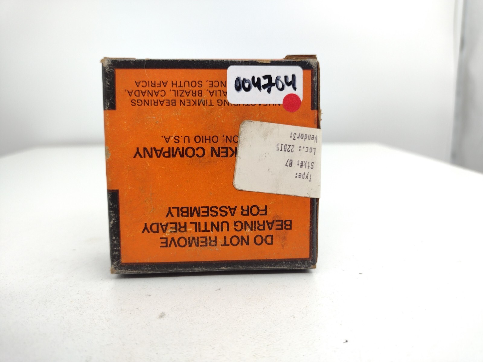 Timken 43125 Tapered Roller Bearing Cone 1-1/4 in inch Bore