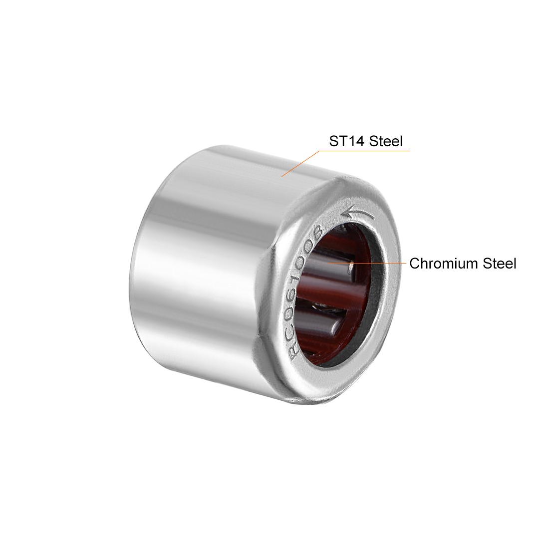 5pcs RC061008 Needle Roller Bearings 3/8″ x 5/8″ x 1/2″ One Way Clutch Bearings