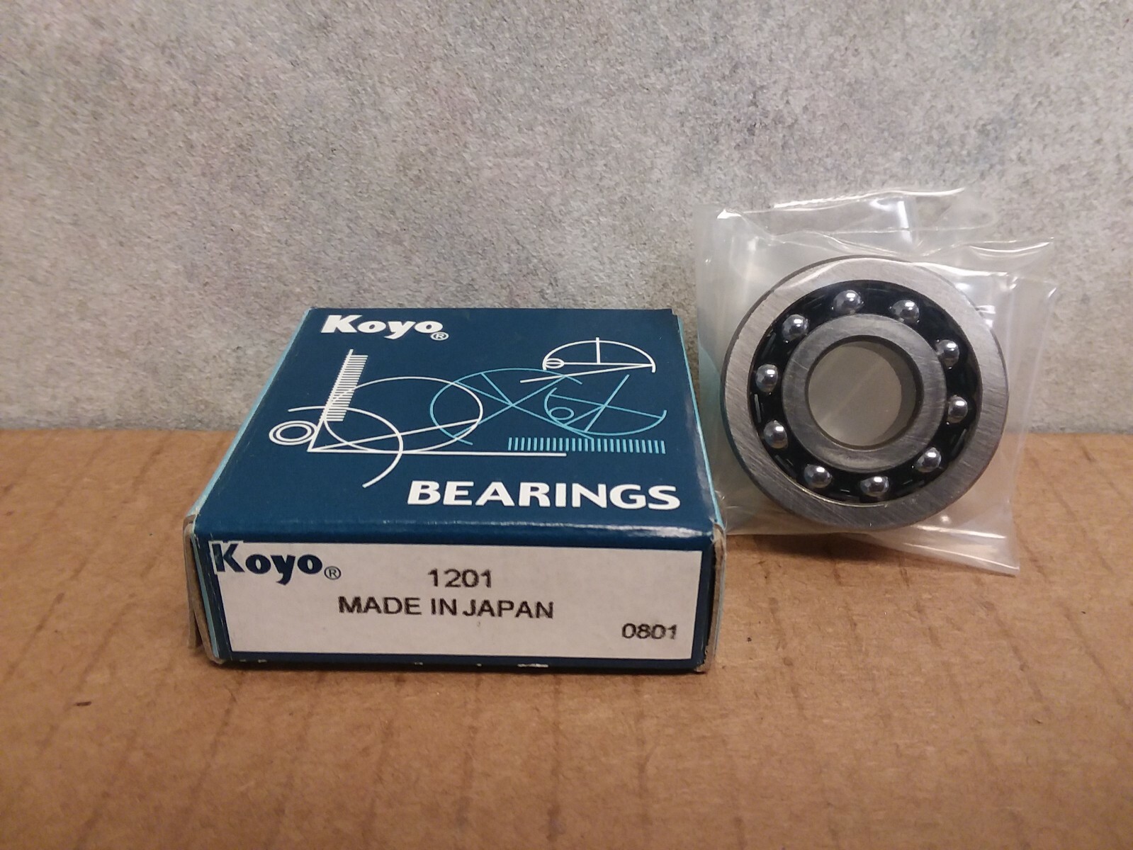 Koyo 1201 Self Aligning Ball Bearing