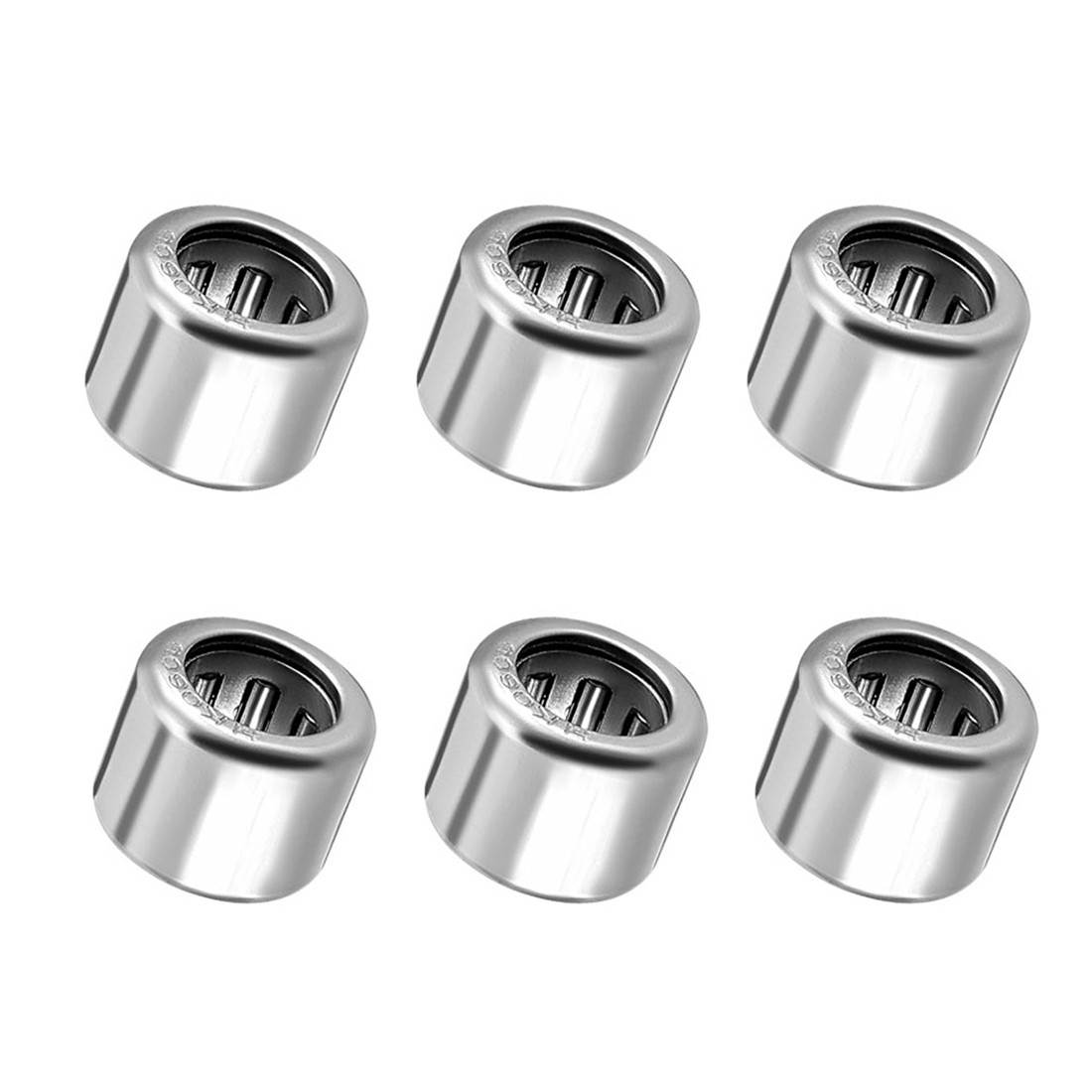 6mm Bore Dia 10mm OD 8mm HK0608 Drawn Cup Needle Roller Bearings Open End 10PCS