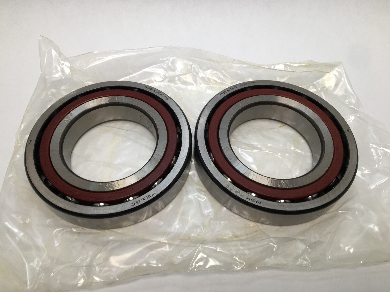 NSK 7218CTDBC7P5 Bearing 90x160x30 mm 7218-CT-DB-C7-P5 ABEC7 Japan 2 pcs