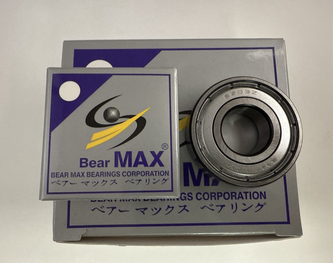 30 pcs BearMAX 6203-ZZ E 17x40x12mm Metal Seal Deep Groove Ball Bearings 6203ZZ