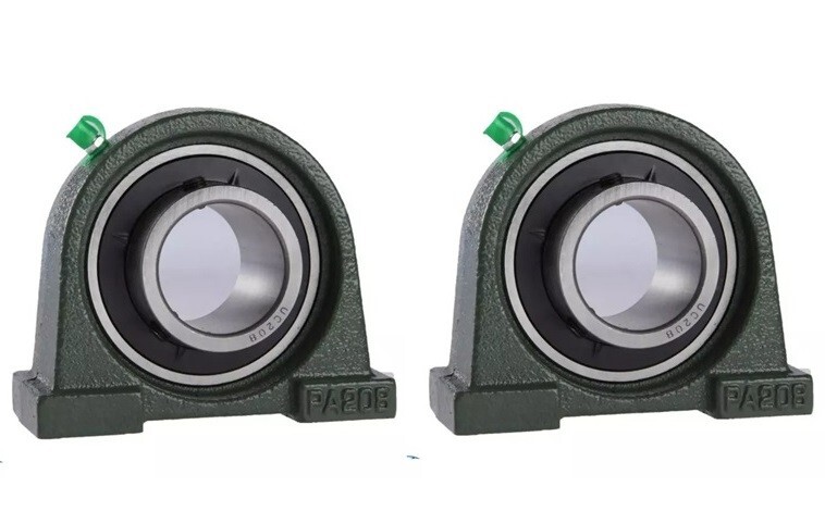 2-Pack ,1-1/4″ UCPA206-20 Premium Tapped Base Pillow Block Bearing UCPA206-20