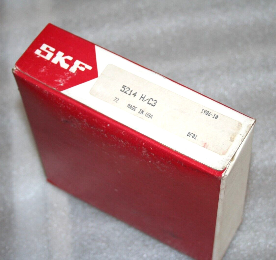SKF 5214 H/C3 Double Row Angular Contact Bearing * NEW UNOPENED BOX *