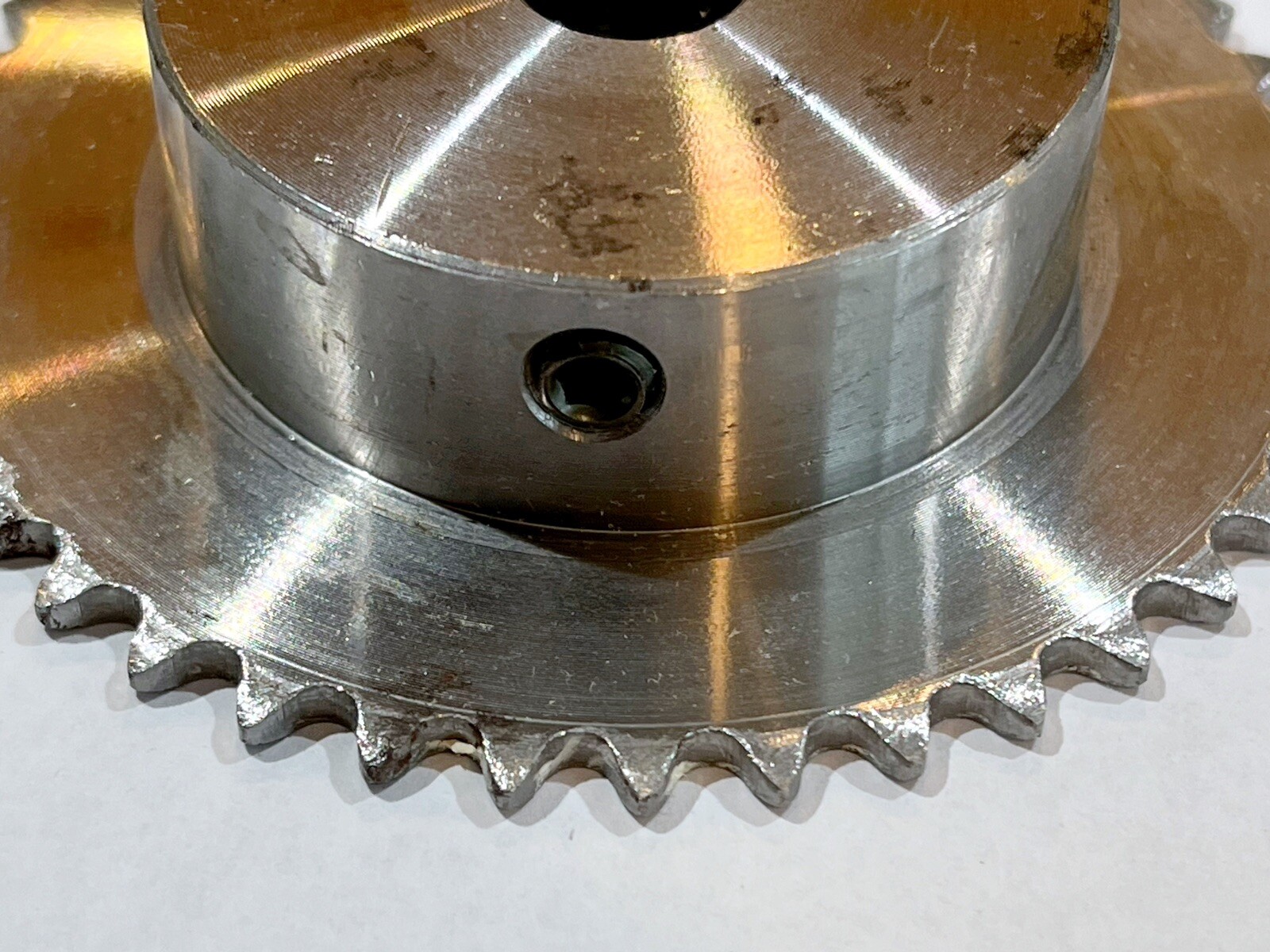 40 Teeth – 1/2” (13mm) Bore – 86mm Diameter Sprocket Roller Stainless Steel?