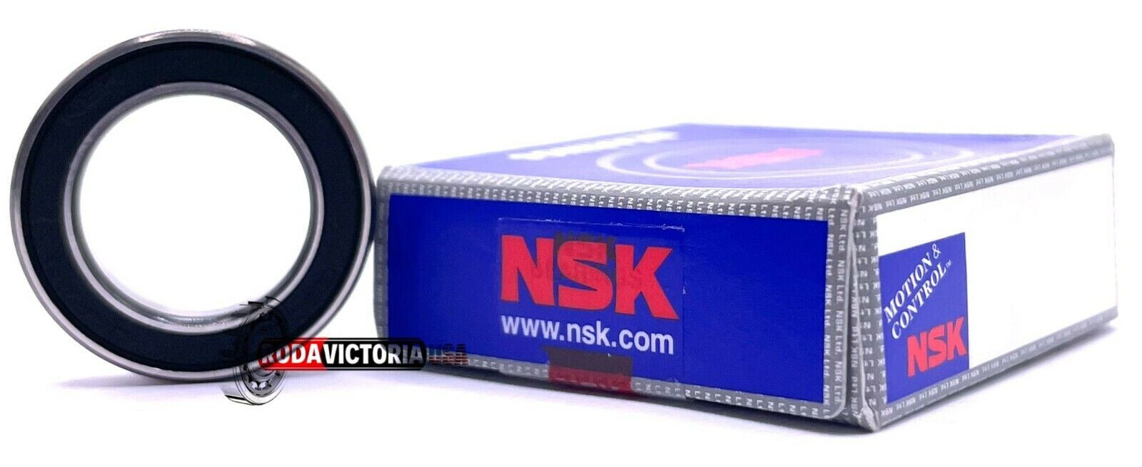 NSK Japan 6802 VV Ball Bearing, Rubber Sealed Non-Contact Seals 61802 15x24x5 mm