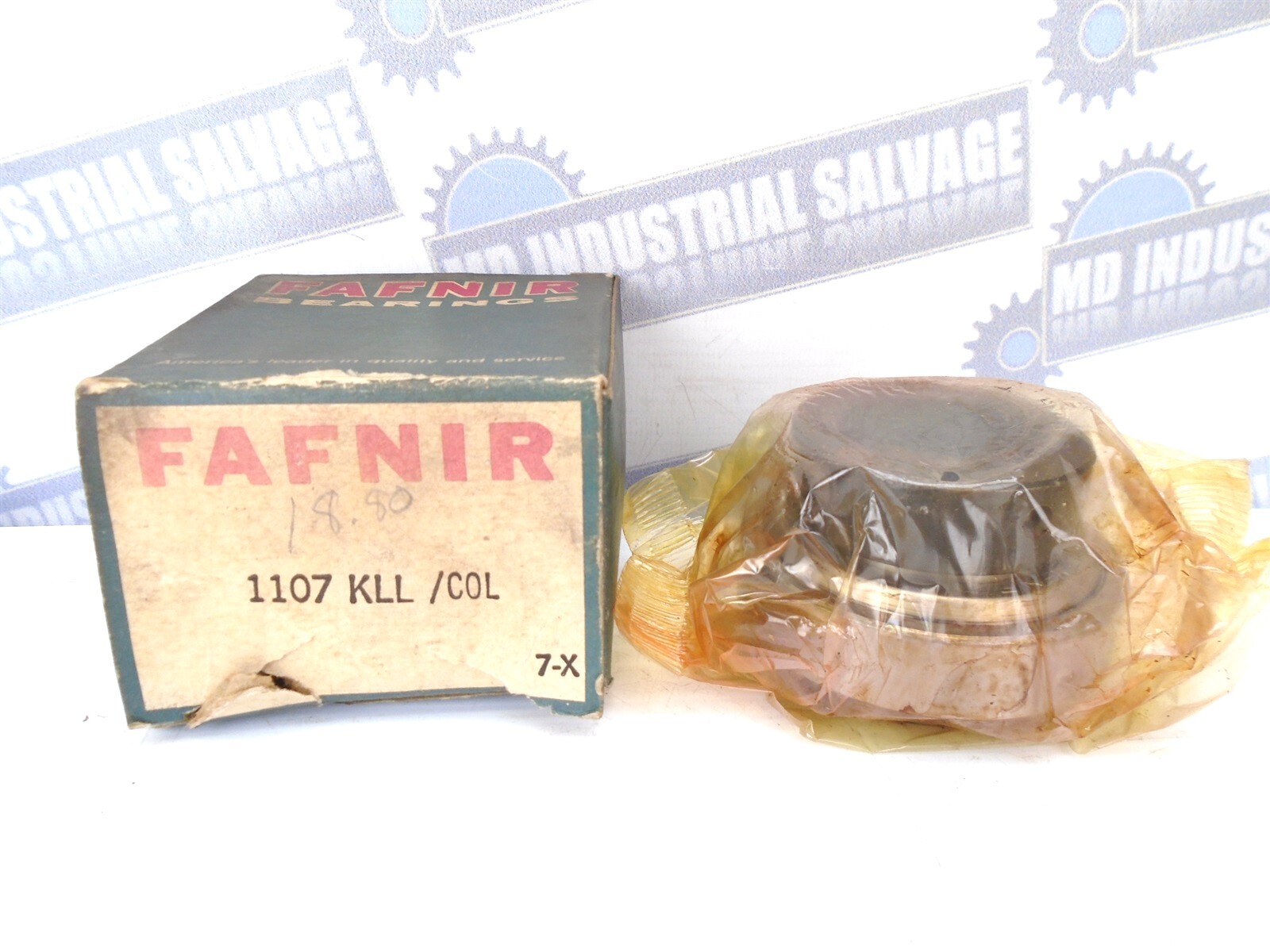 FAFNIR – 1107KLL +COL – ECCENTRIC LOCK COL INSERT BEARING 1.4375 x 2.834 x 2.016