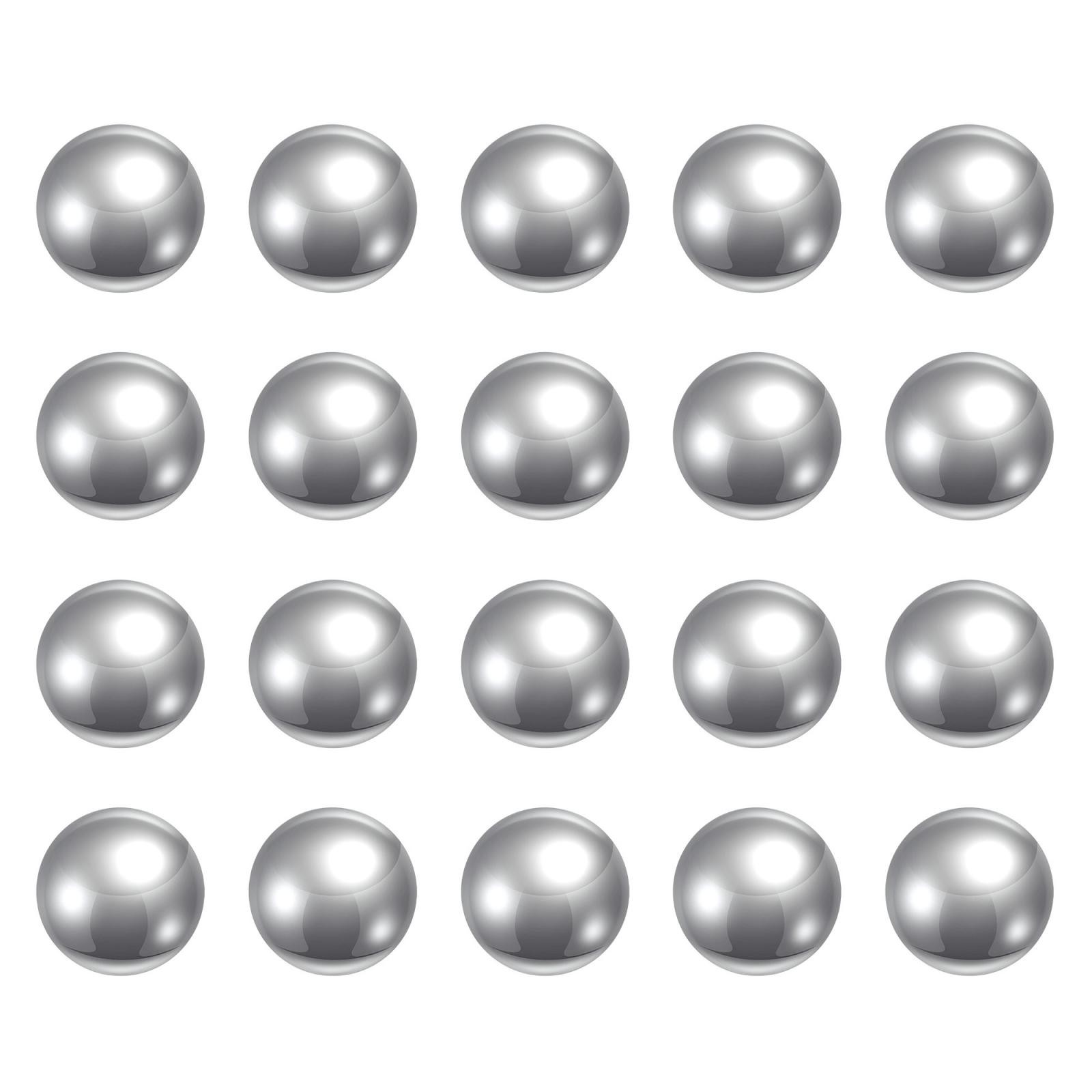 20pcs 13.5mm 201 Stainless Steel Bearing Balls G200 Precision