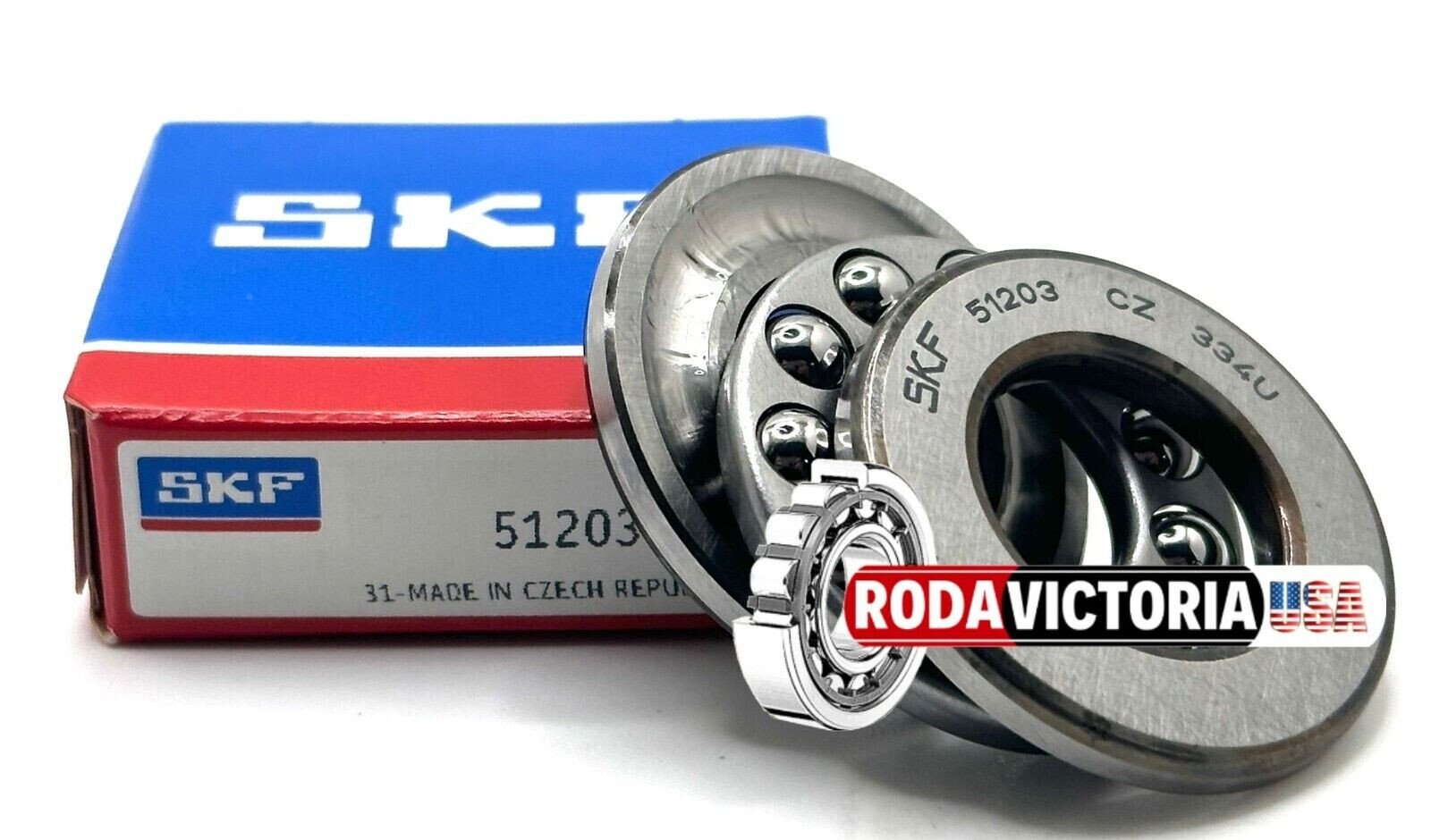SKF 51203 THRUST BALL BEARING 17x35x12mm