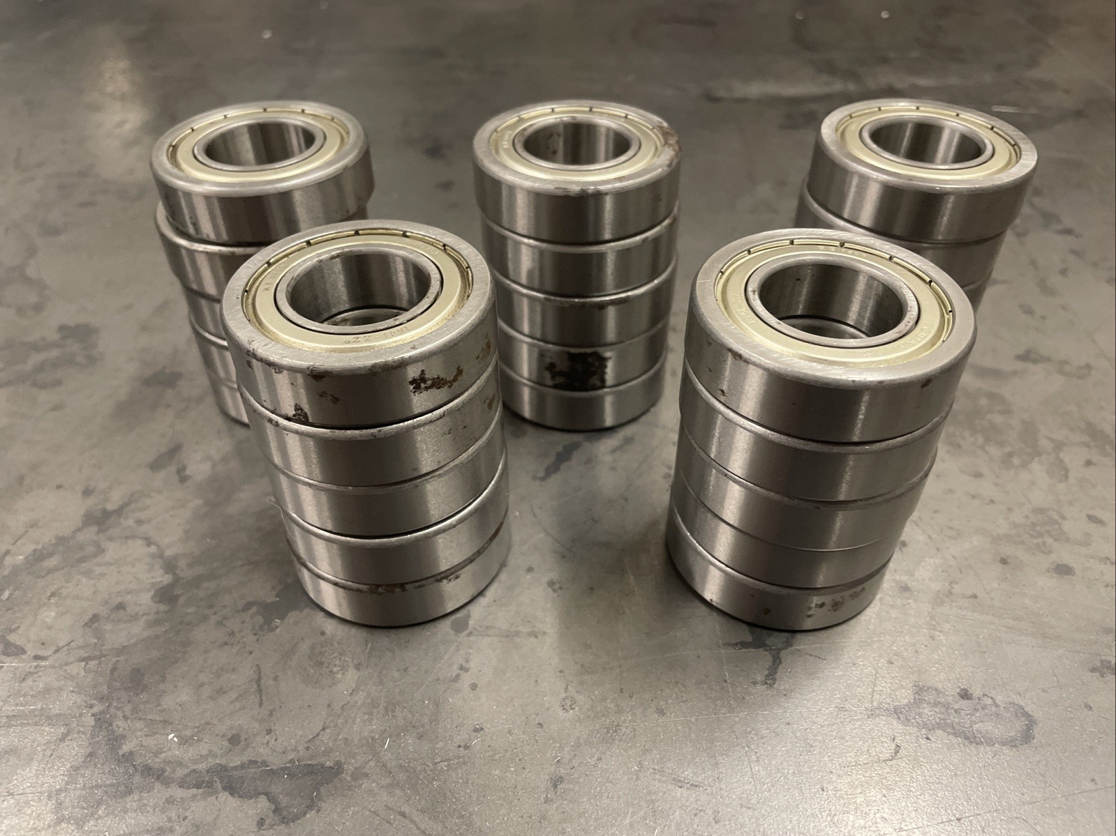 Lot of 25 1641-ZZ New Radial Ball Bearing 1″ Bore x 2″ OD x 9/16″ W RB tech