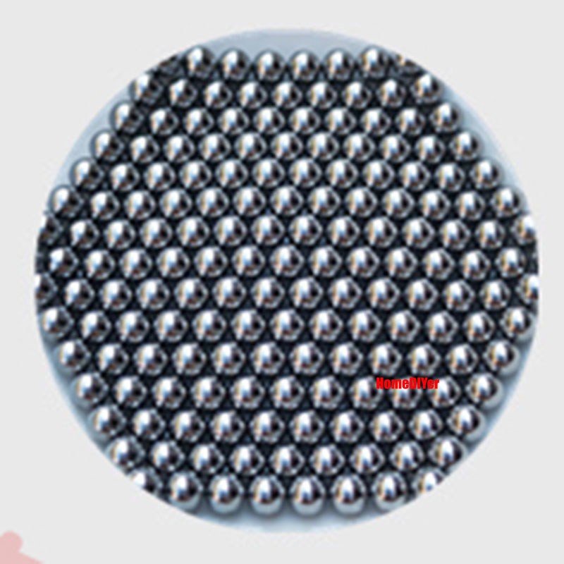 High Precision Carbon/Bearing Steel Balls Solid Metal Smooth Ball Diameter 1-6mm