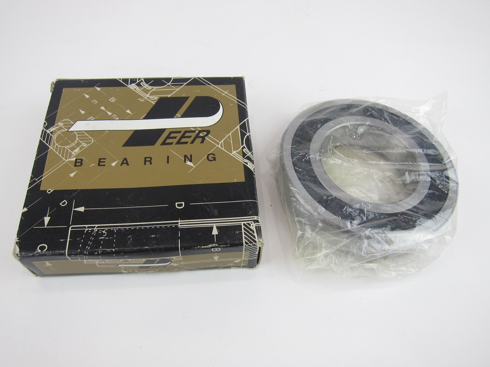 NEW Peer Bearing 6212-2RS-C3 Radial Ball Bearing 60 X 110 X 22