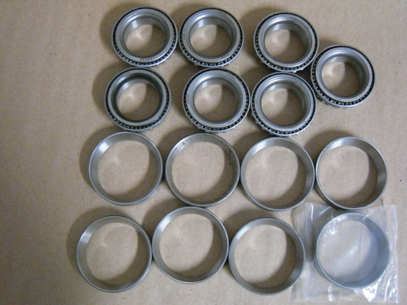 (Qty 7) L68149/L68110 TAPERED ROLLER BEARING SET