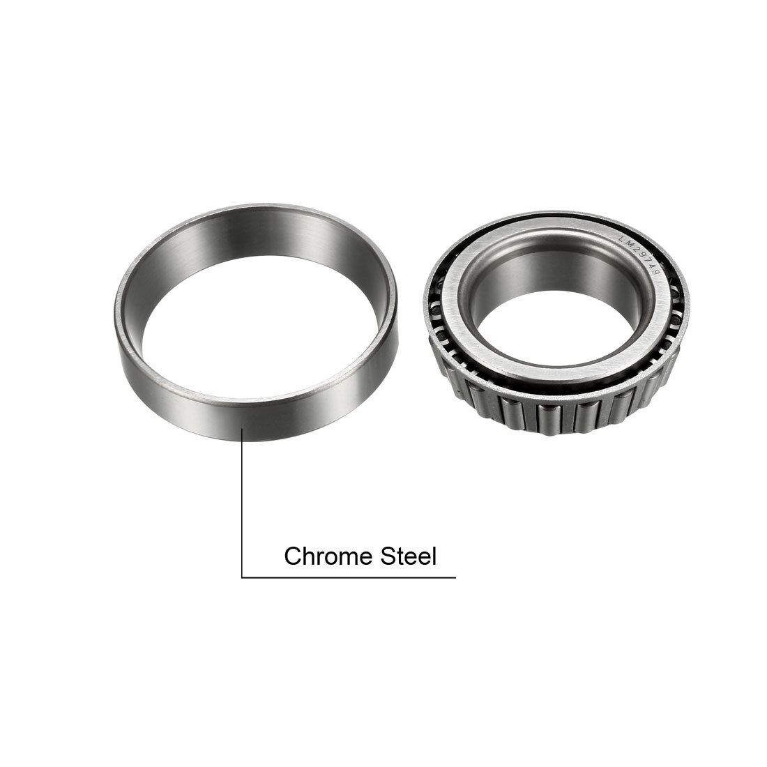 LM29749/LM29710 Tapered Roller Bearing Cone and Cup Set 1.5″ Bore 2.5625″ O.D.