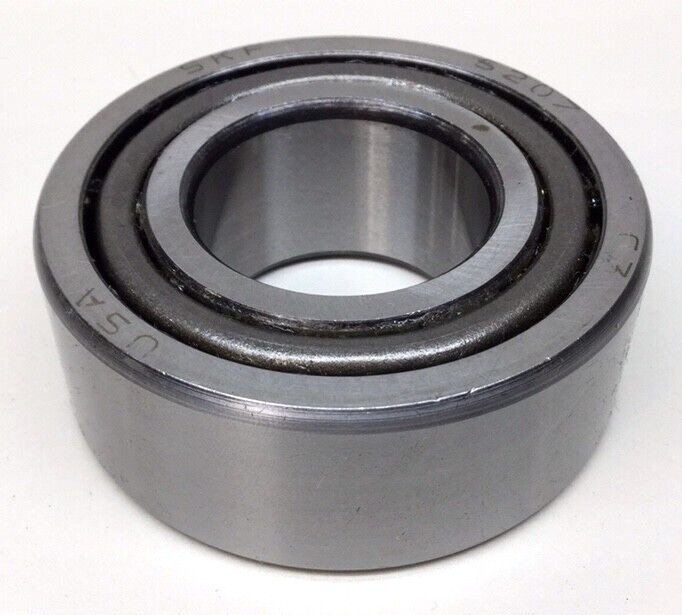SKF 5207 C3 Angular Contact Ball Bearing Double Row 35mm ID X 72mm OD X 27mm W