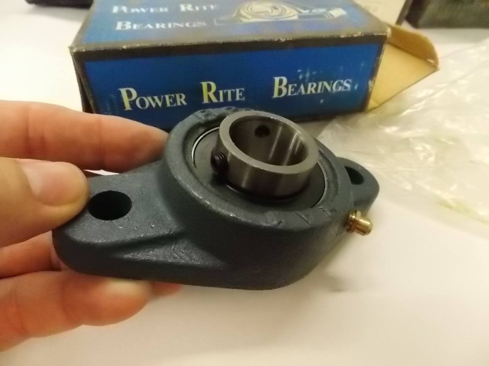 New Power Rite UCFL205-16 1″ 2 Bolt Flange Mount Ball Bearing V2