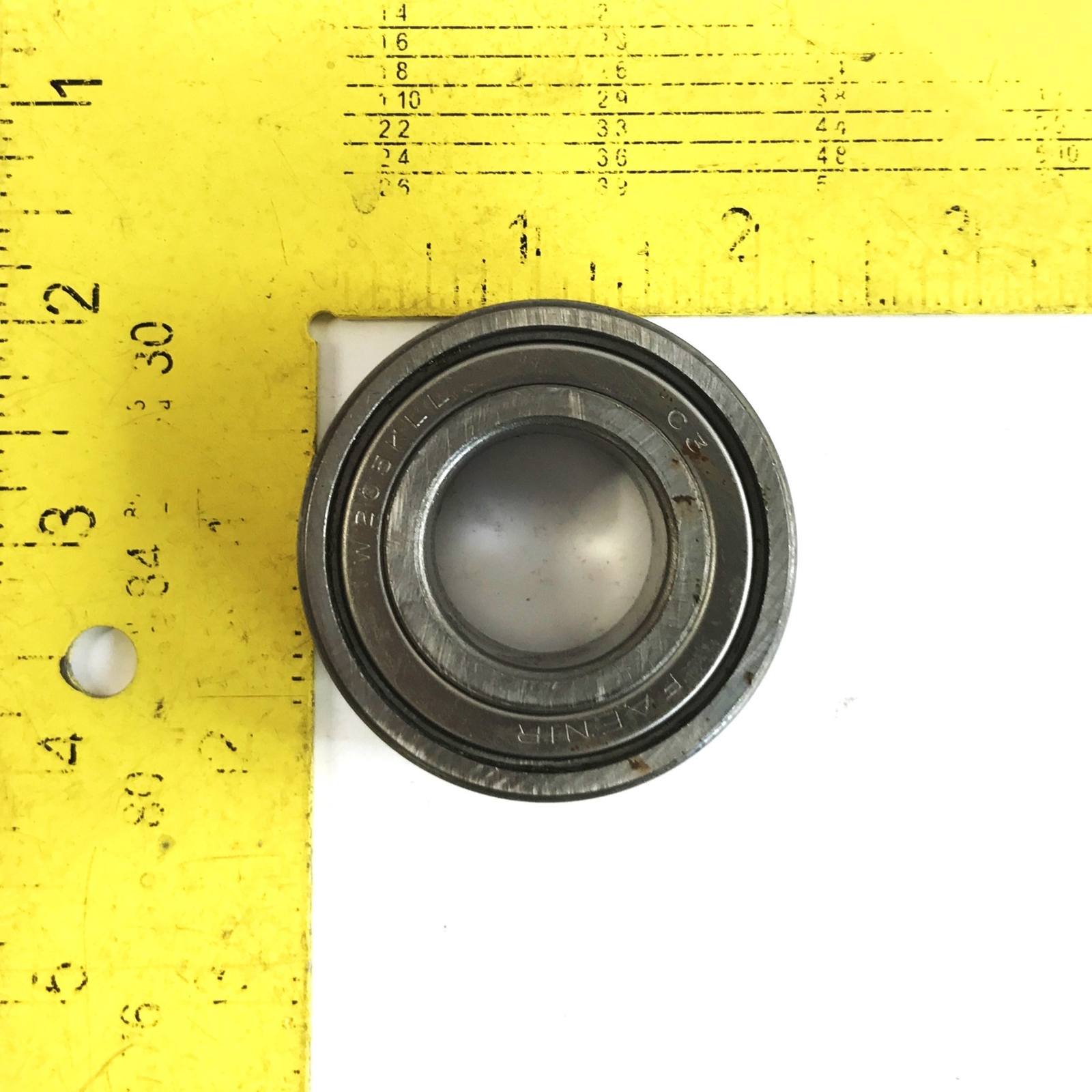 Fafnir 2 inch x 3/4 inch Single Row Ball Bearing W205KLL NOS