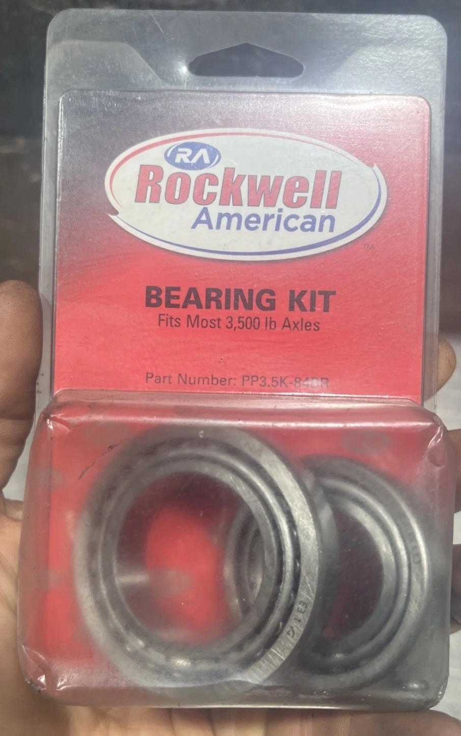 Rockwell American Trailer Axle Bearing Kit Fits Most 3,500 lb Axles PP3.5K-84BR