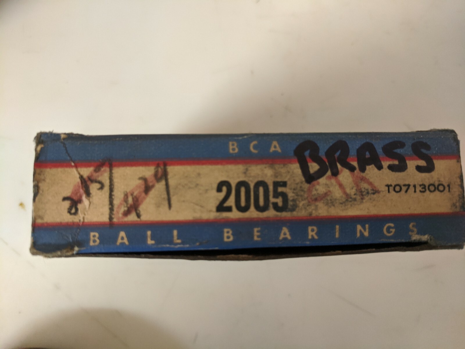 BCA 2005 clutch release bearing, USA BRASS CAGE ( 2005-14 on bearing )