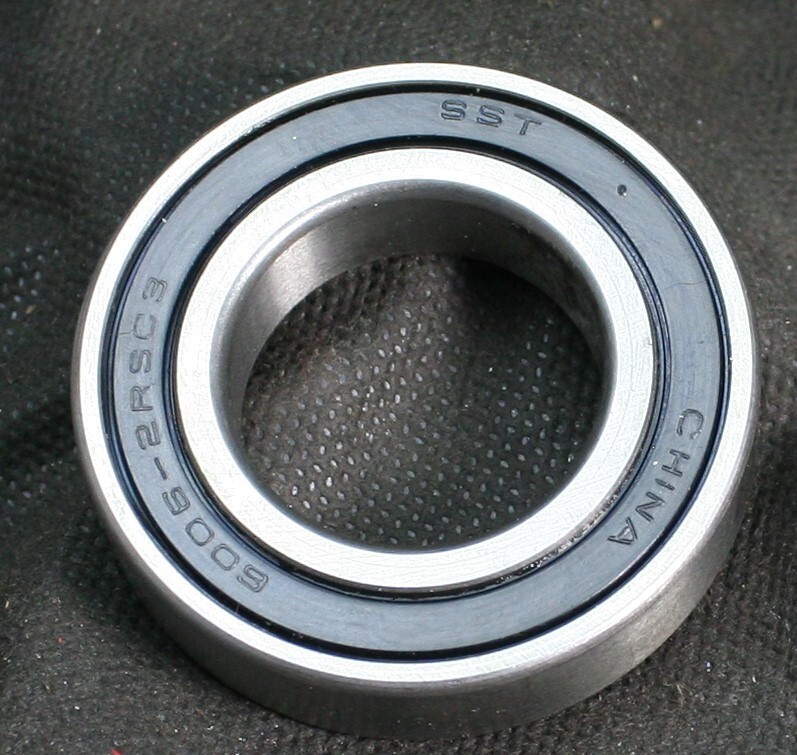 Five (5) Generic 6006 2RS Deep Groove Bearings 30MM ID China NEW
