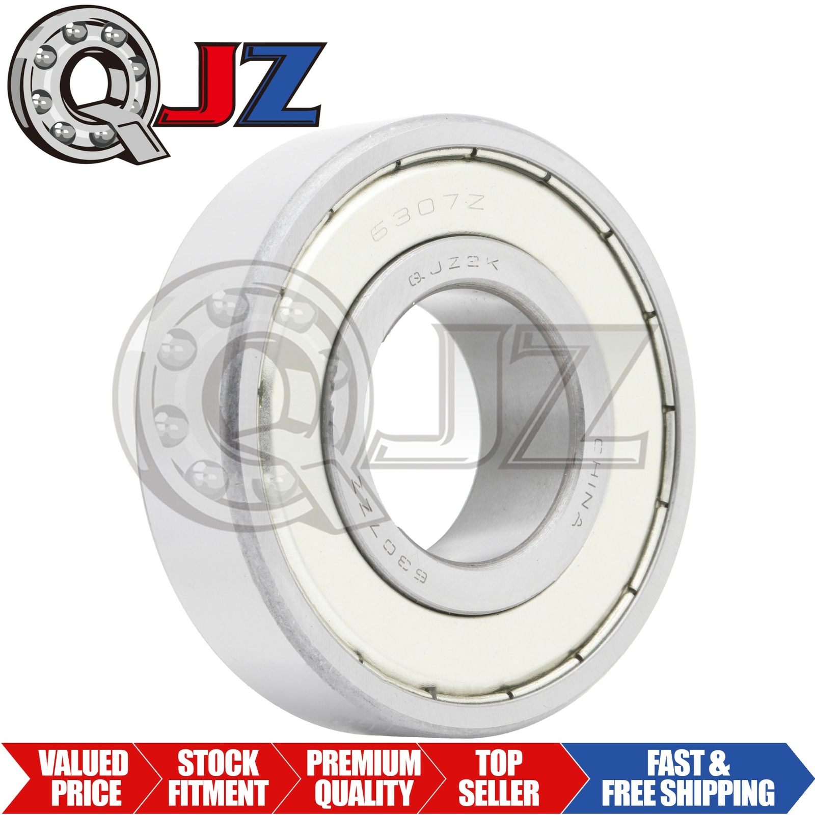 [1-Pack] 6307-ZZ Radial/Deep Groove Ball Bearing 35 mm x 80 mm x 21 mm (IDxODxW)