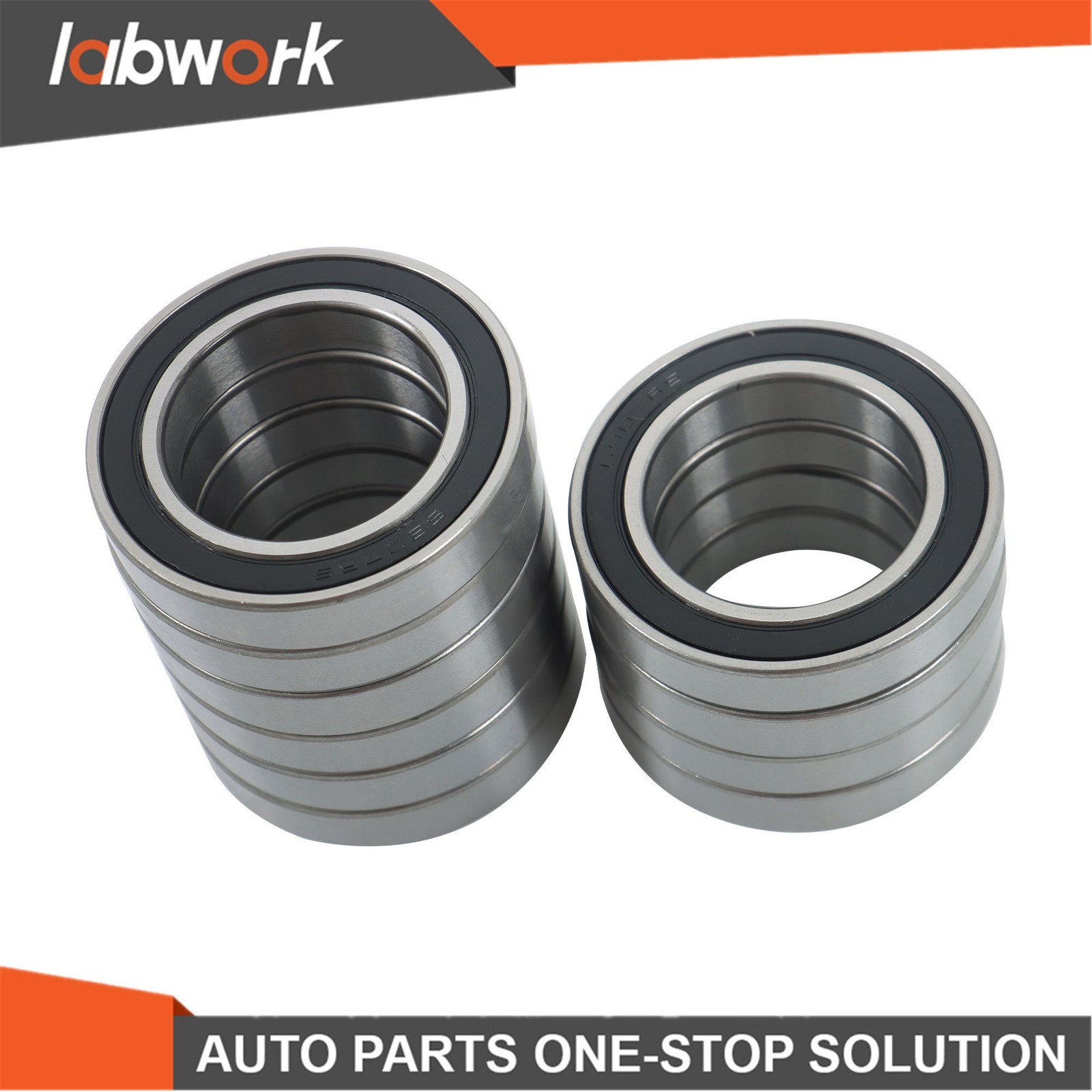 Labwork 6907-2RS Deep Groove Bearings 10pcs 35x55x10mm Rubber Sealed Set