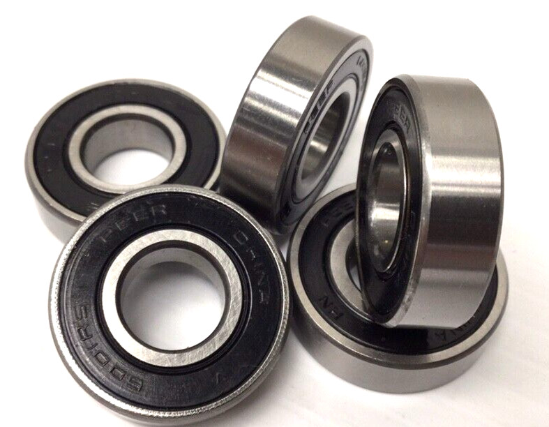 Peer 6001RS Ball Bearing Double Shield 12mm ID 28mm OD 8mm Width (Pack Of 5)