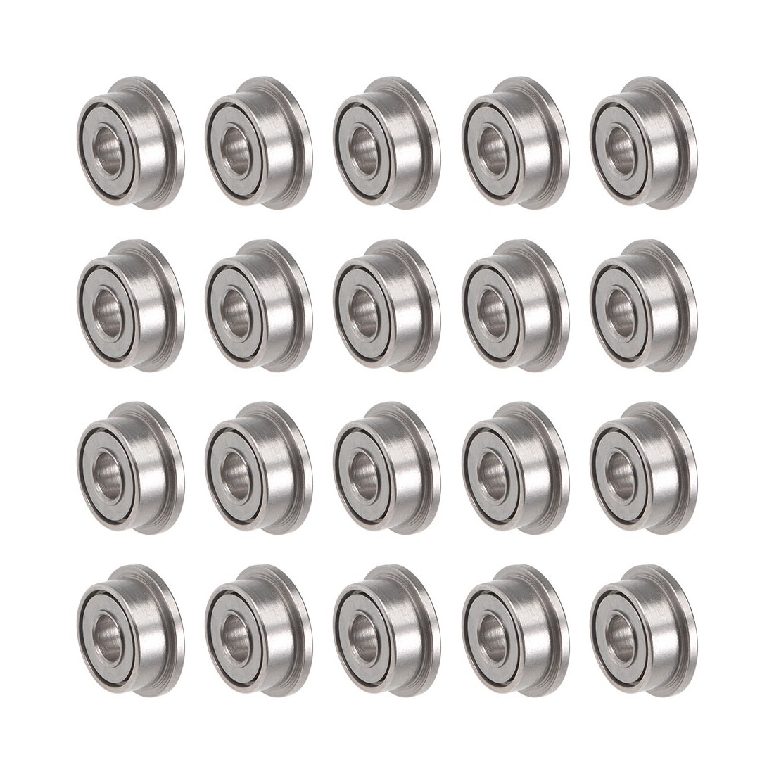 20 x F682ZZ Flange Ball Bearing for Equipment Shielded Chrome Bearings 2x5x2.3mm