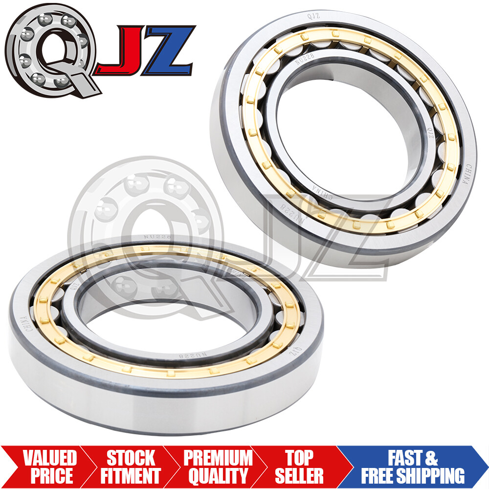 [Qty.2] NU228 Cylindrical Roller Bearing Open 140 mm x 250 mm x 42 mm (IDxODxW)