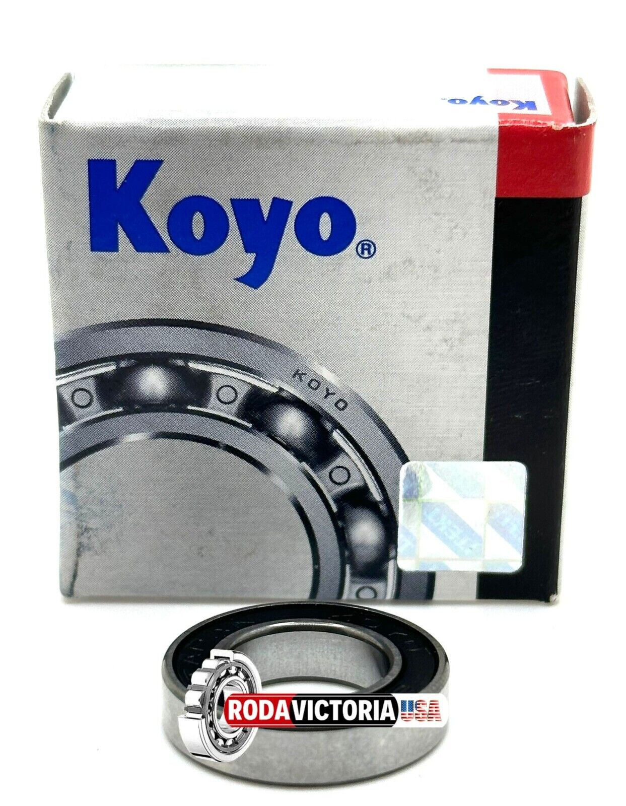 KOYO 6801 2RS DEEP GROOVE BALL BEARING, RUBBER SEALED 12x21x5mm 61801 2RS KOYO