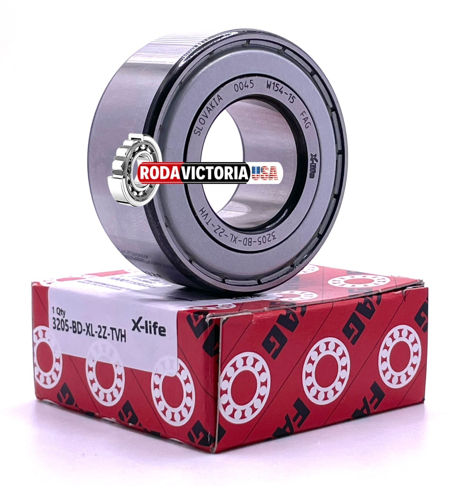 FAG 3205 BD XL 2Z TVH New Double Row Ball Bearing 25x52x20.6mm