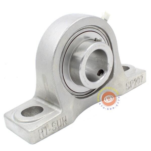SSUCP207-20 1-1/4" Stainless Steel Pillow Block Bearing – Hi-Sun