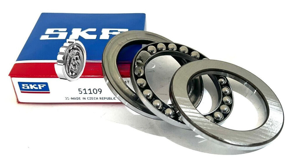 NEW SKF 51109 Thrust Bearing 45x65x14 Thrust Ball Bearing