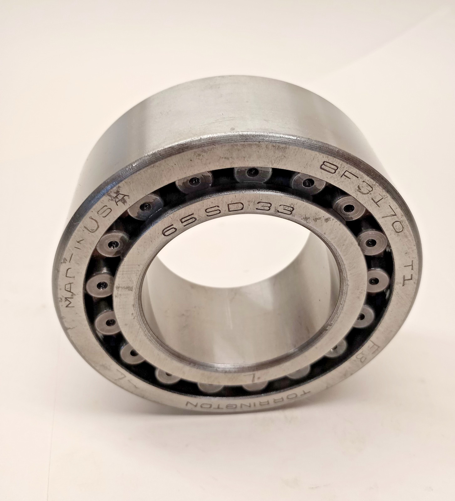 Torrington 65SD33-F3BR Spherical Roller Bearing Brass USA 65x120x46mm 8F3170