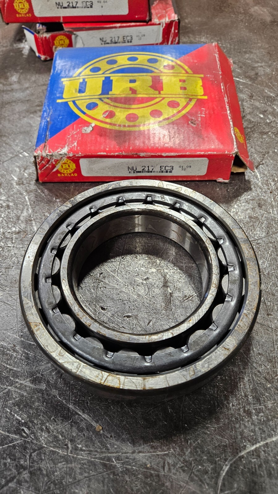URB NU217EC3 Cylindrical Roller Bearing 85x150x28mm | C3 Clearance | Romania