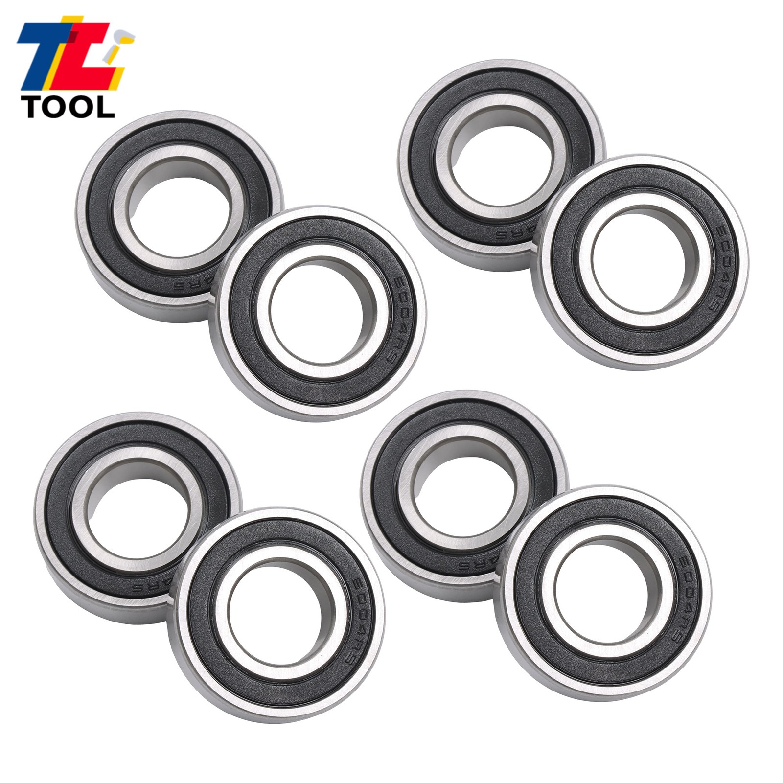 6004 2RS C3 Ball Bearing 20x42x12 10 Pcs High Speed Premium Double Sealed