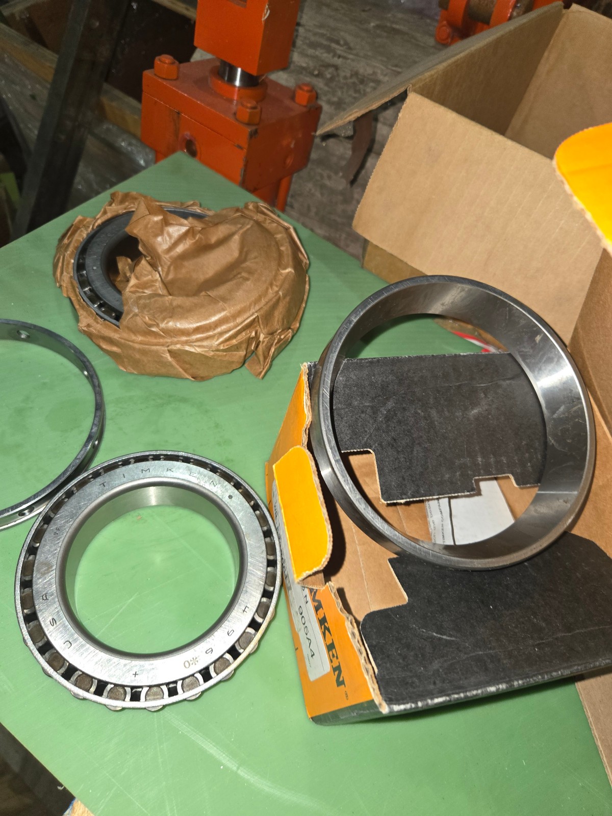 Timken 496-905A4 Taper Roller Bearing Cone&Cup Assembly 3-3/16″ ID 5-3/8″OD USA