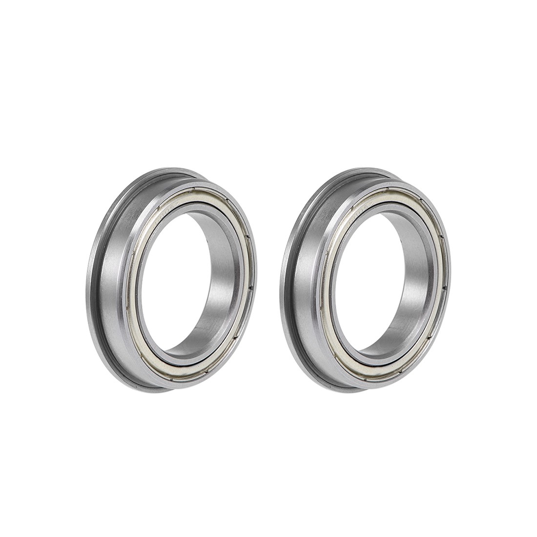2pcs F6805ZZ Flange Ball Bearing 25x37x7mm Shielded Chrome Bearing