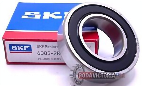 SKF 6005 2RSL DEEP GROOVE BALL BEARING, NON CONTACT SEAL 25x47x12 mm