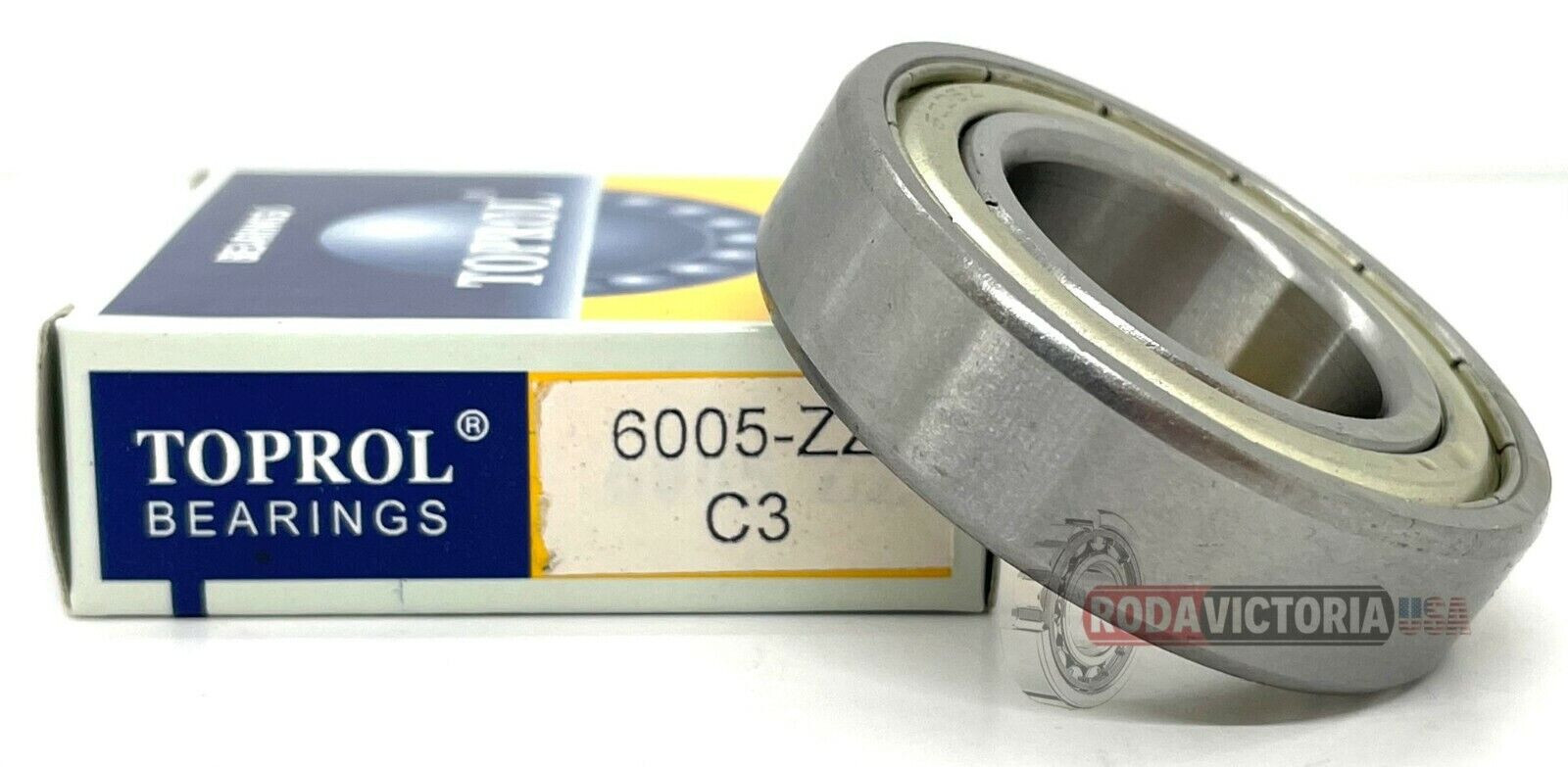 TOPROL 6005-ZZ C3 Premium Shielded Ball Bearing 25x47x12mmSAME DAY SHIPPING