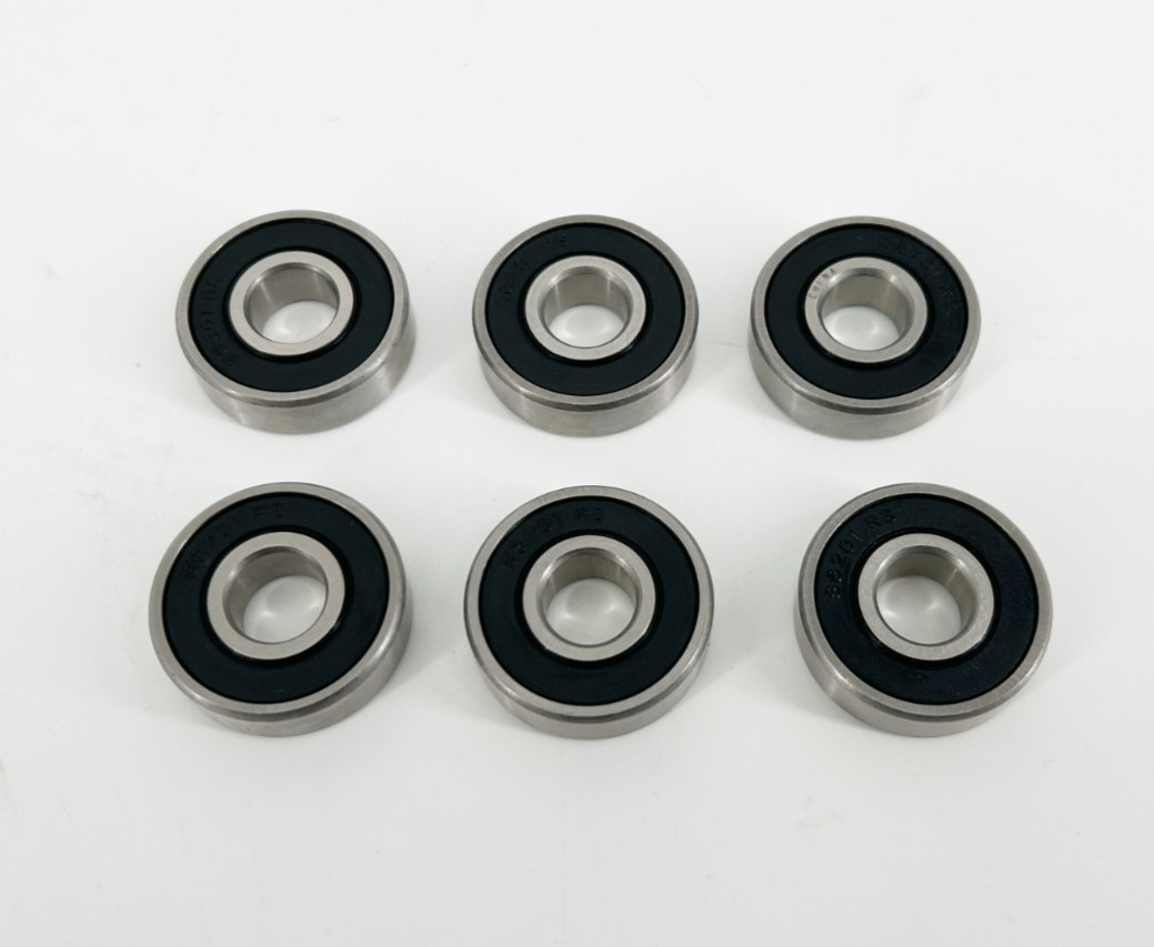 Lot of 6 New S6201-RS Bearings 32mm OD 12mm Bore 10mm Wide – No Box