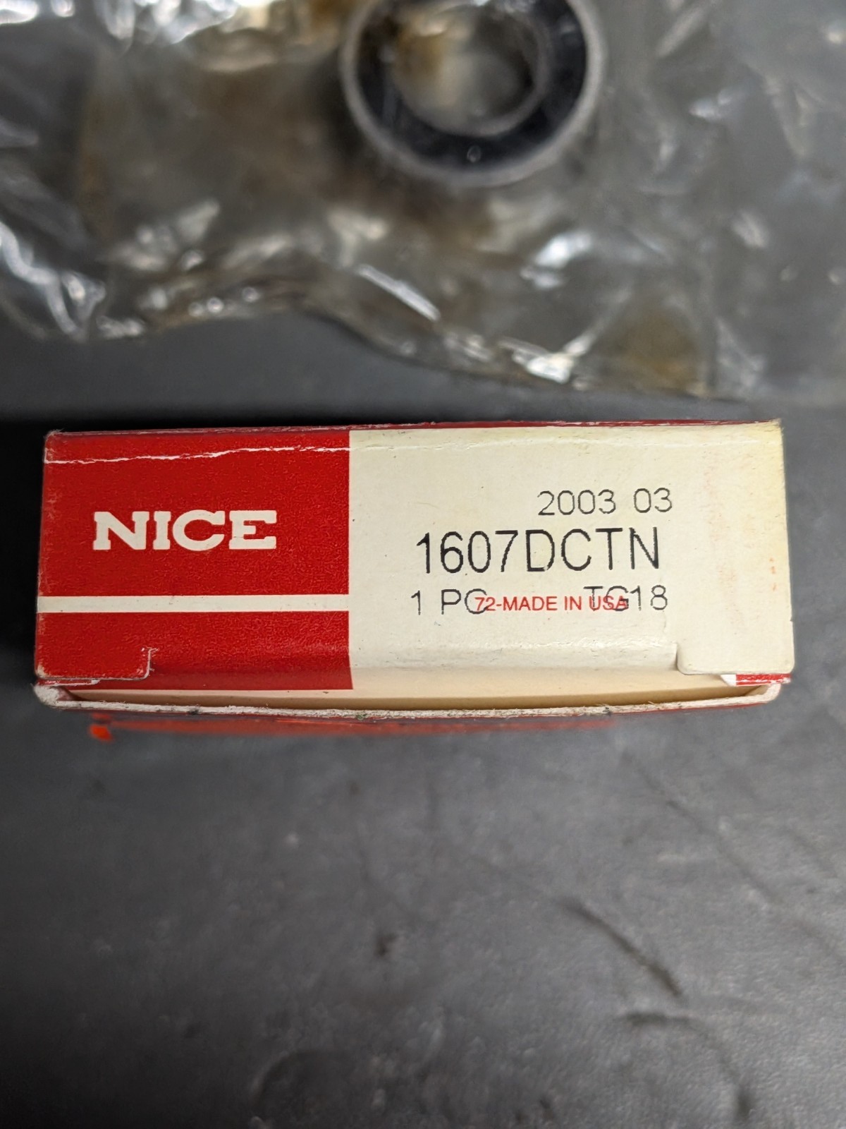 Nice USA 1607 DCTN 7/16″ X 29/32″ X 5/16″ Sealed Deep Groove Bearing