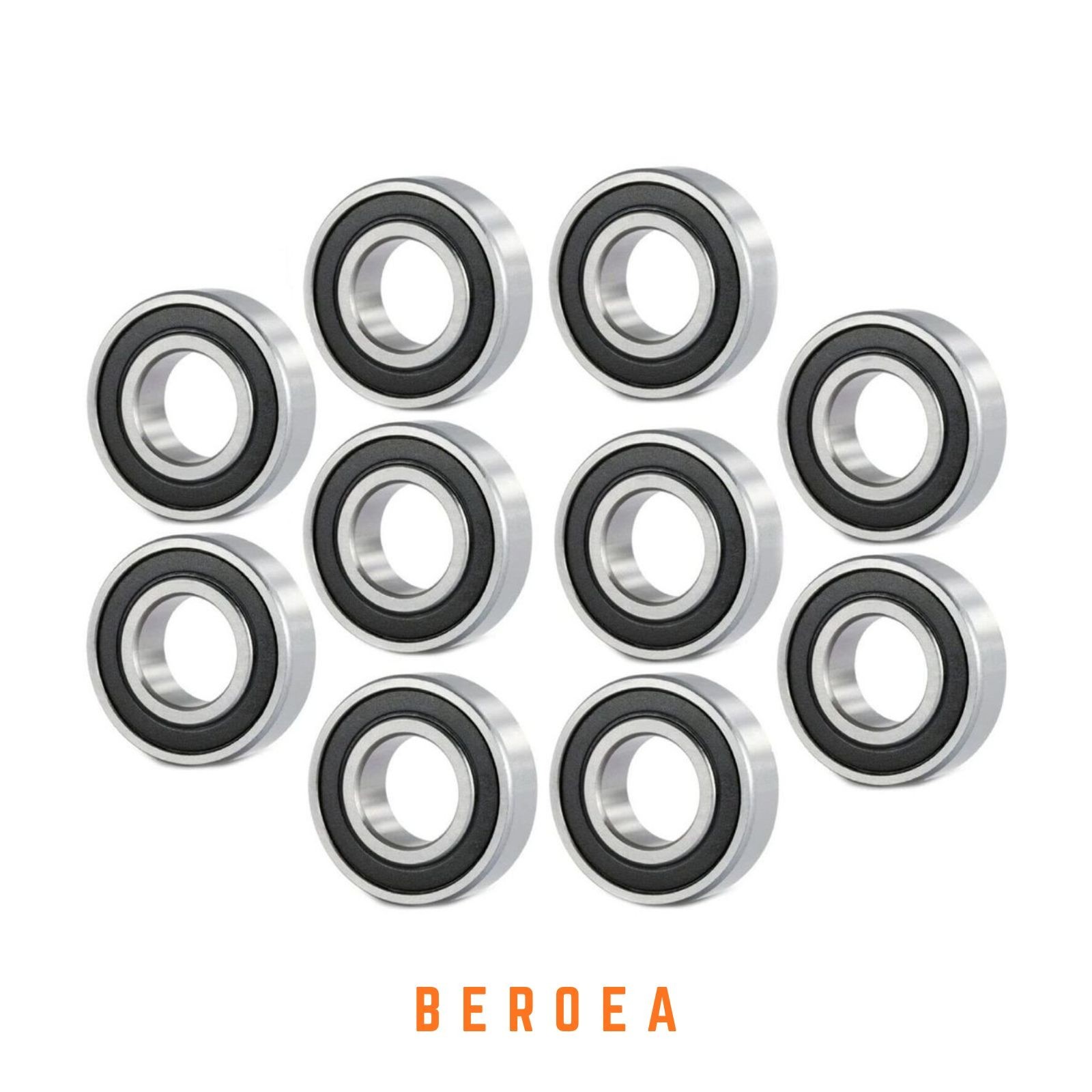 6008-2RS Ball Bearing 40x68x15mm 6008 2RS Rubber Sealed 10PCS
