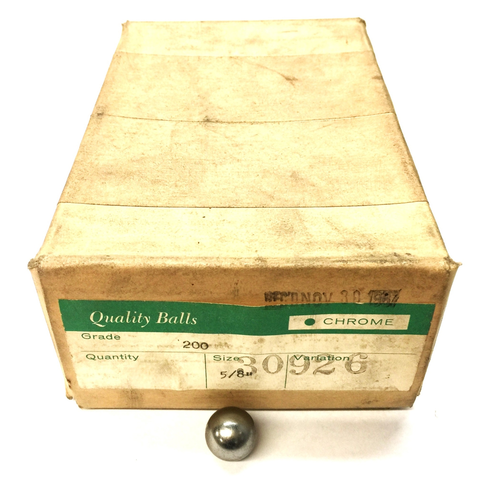 Quality Balls 5/8″ Chrome Grade 200 Ball Bearing 30926 [Lot of 100] NOS