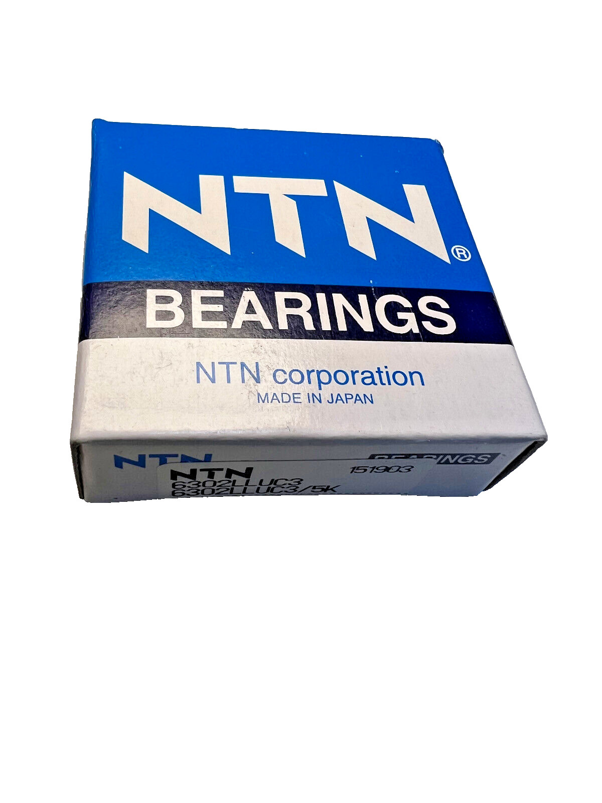 (2Pack) 6302 LLU/C3 NTN Deep Groove Ball Bearing Rubbers Seal 15x42x13mm NEW