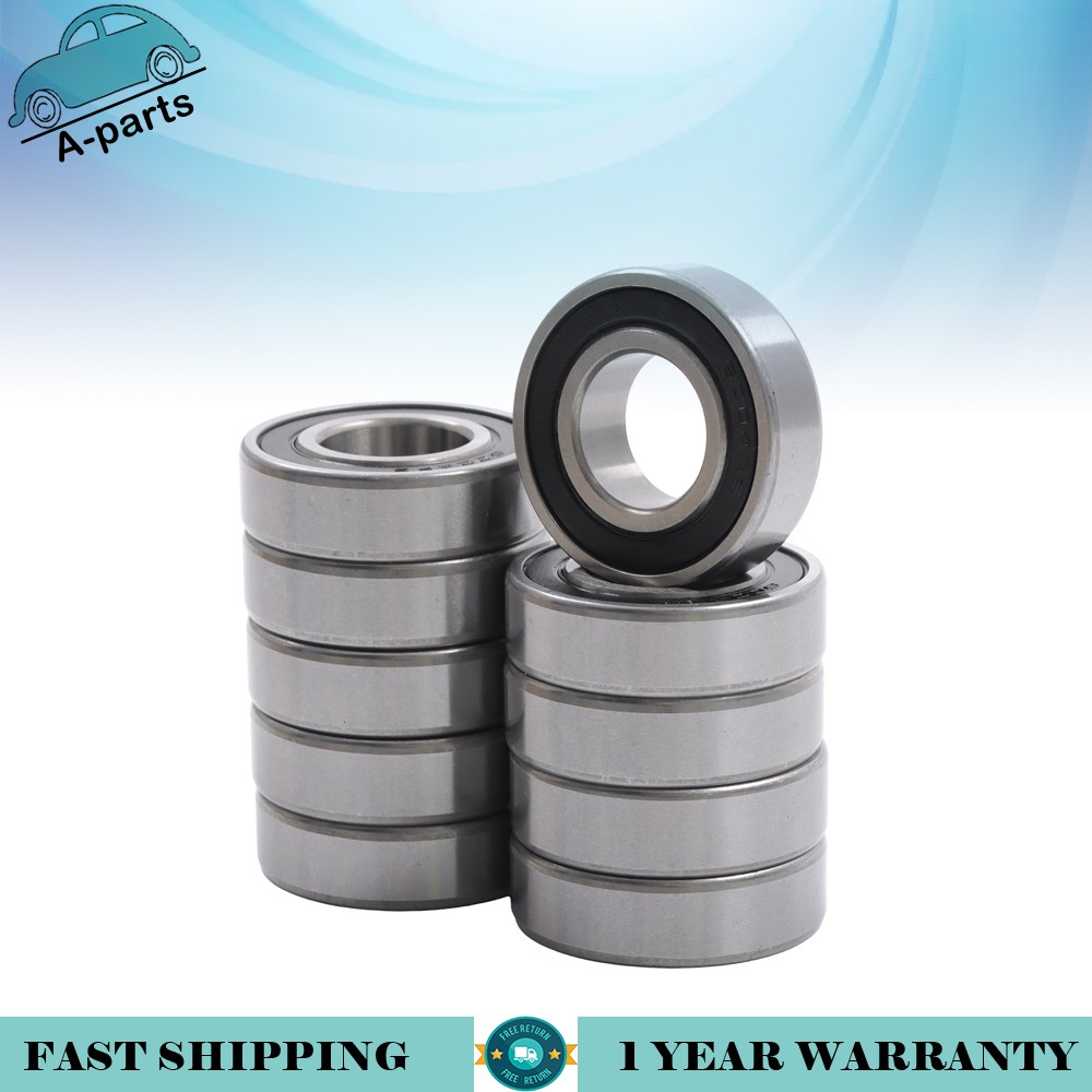 20x42x12mm 10 Pcs 6004-2RS C3 Bearing Premium Rubber Sealed Industrial Grade