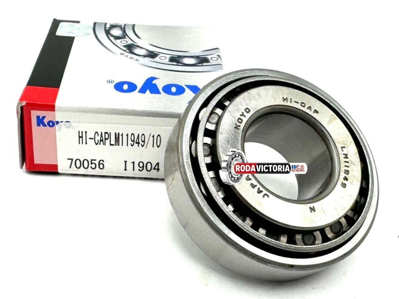 KOYO Japan HI-CAPLM 11949 / 10 Tapered Roller Bearing Cup and Cone 19.050×45.237